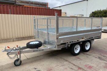 galvanised flat top trailer