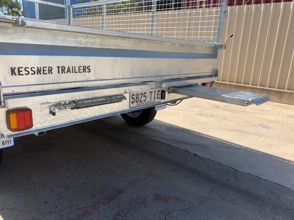 galvanised flat top tipper trailer